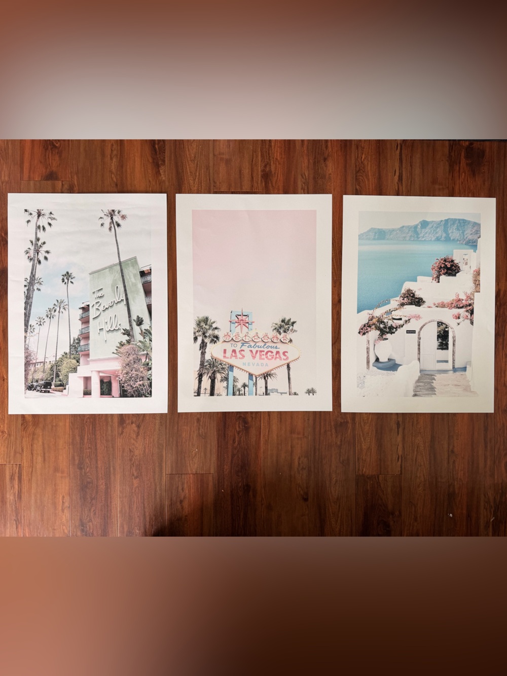 3 piece set of art prints